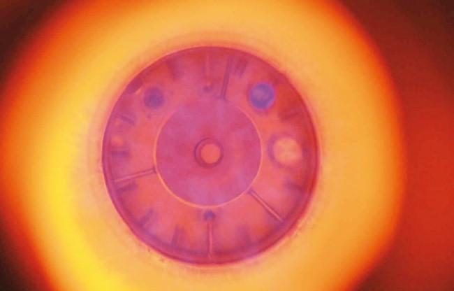 Spaľovacia komora CLAUS v prevádzke